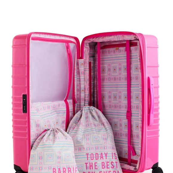 Pink BEIS x Barbie collab 29" Check In Roller - Picture 2 of 9